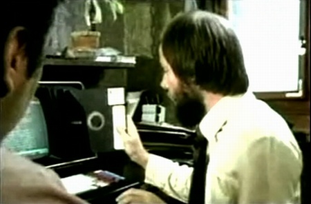 Floppy disk of the 80s Floppy disk of the 80s